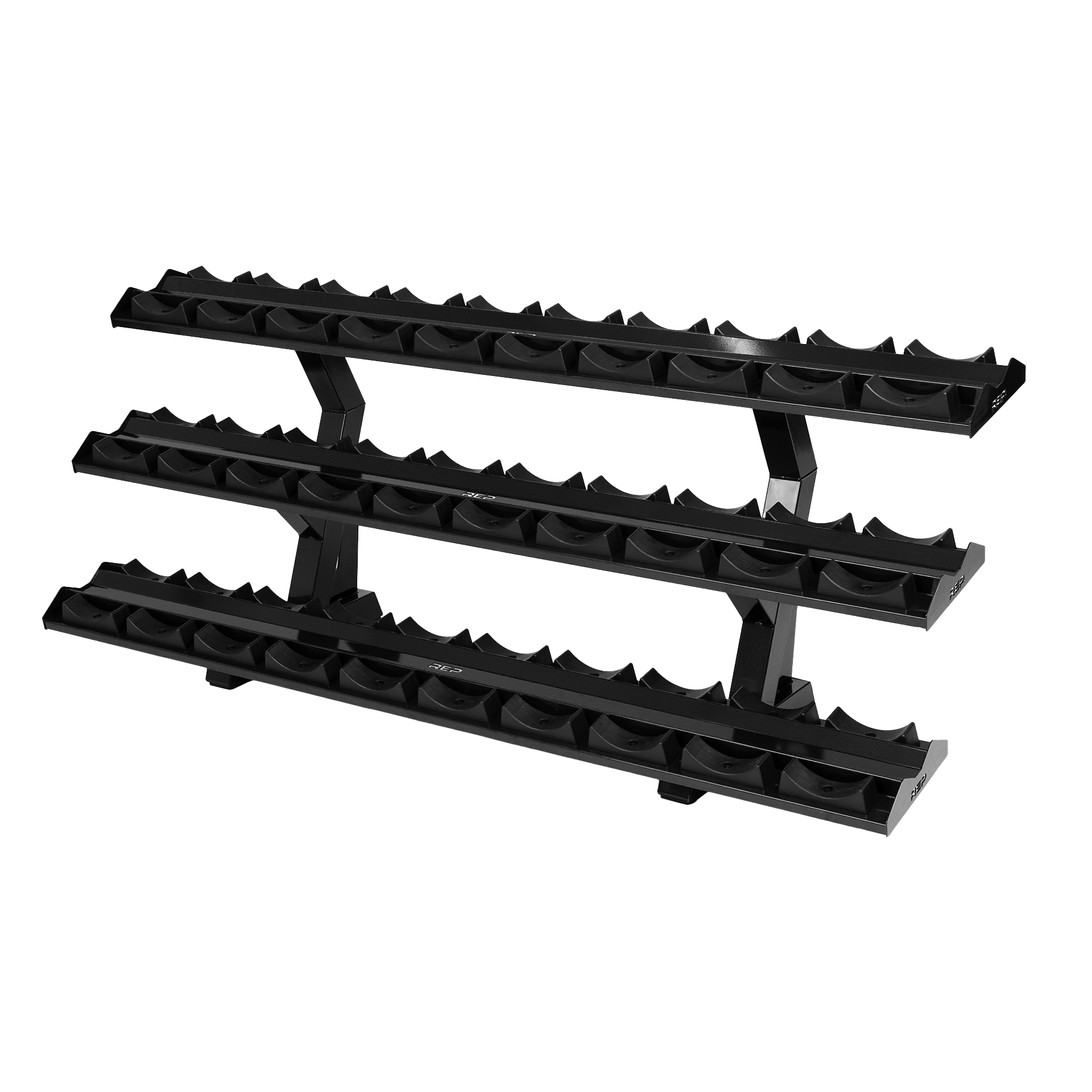 REP Fitness Storage 3-Tier / Round Dumbbell Commercial Dumbbell Rack