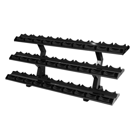 REP Fitness Storage 3-Tier / Round Dumbbell Commercial Dumbbell Rack