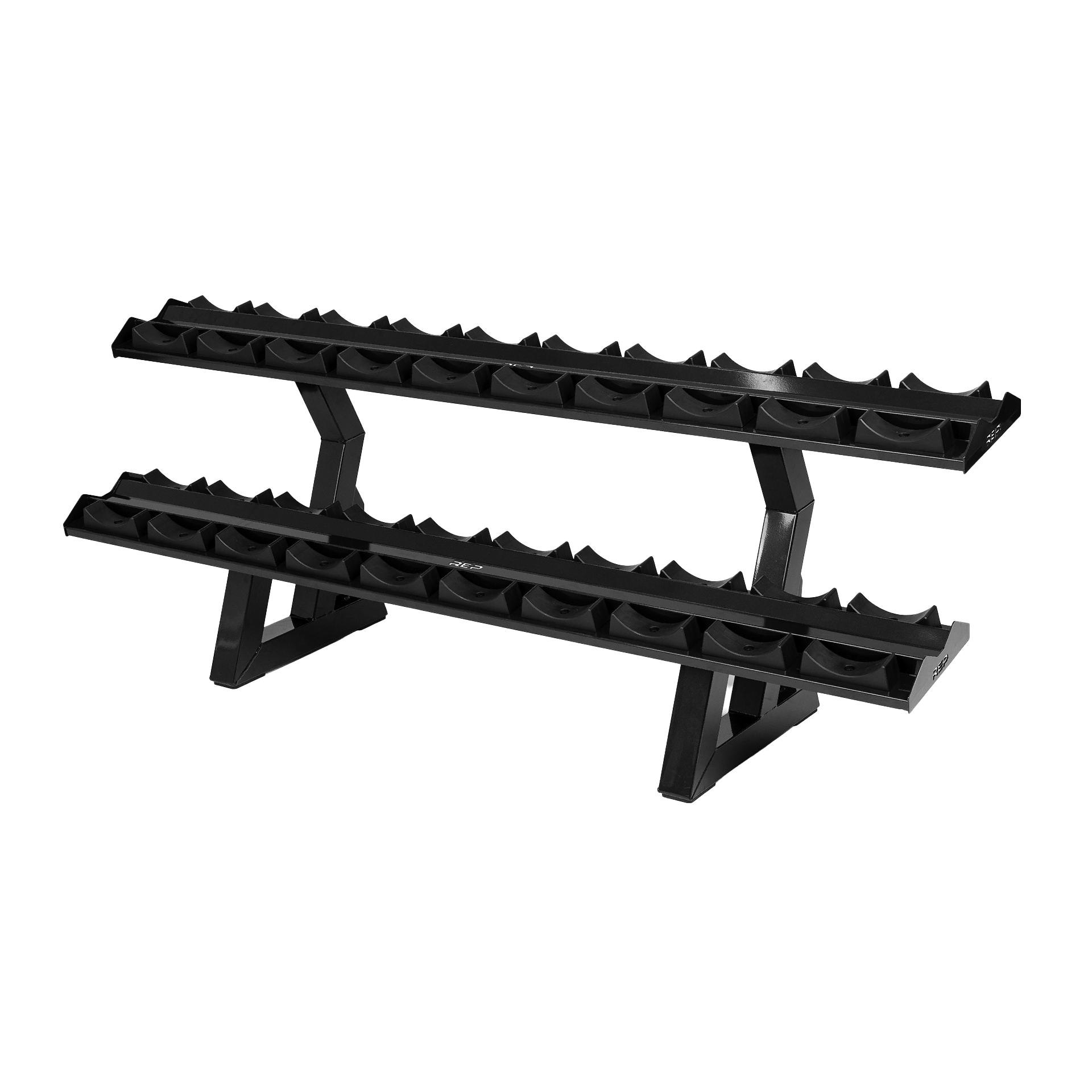 REP Fitness Storage 2-Tier / Round Dumbbell Commercial Dumbbell Rack