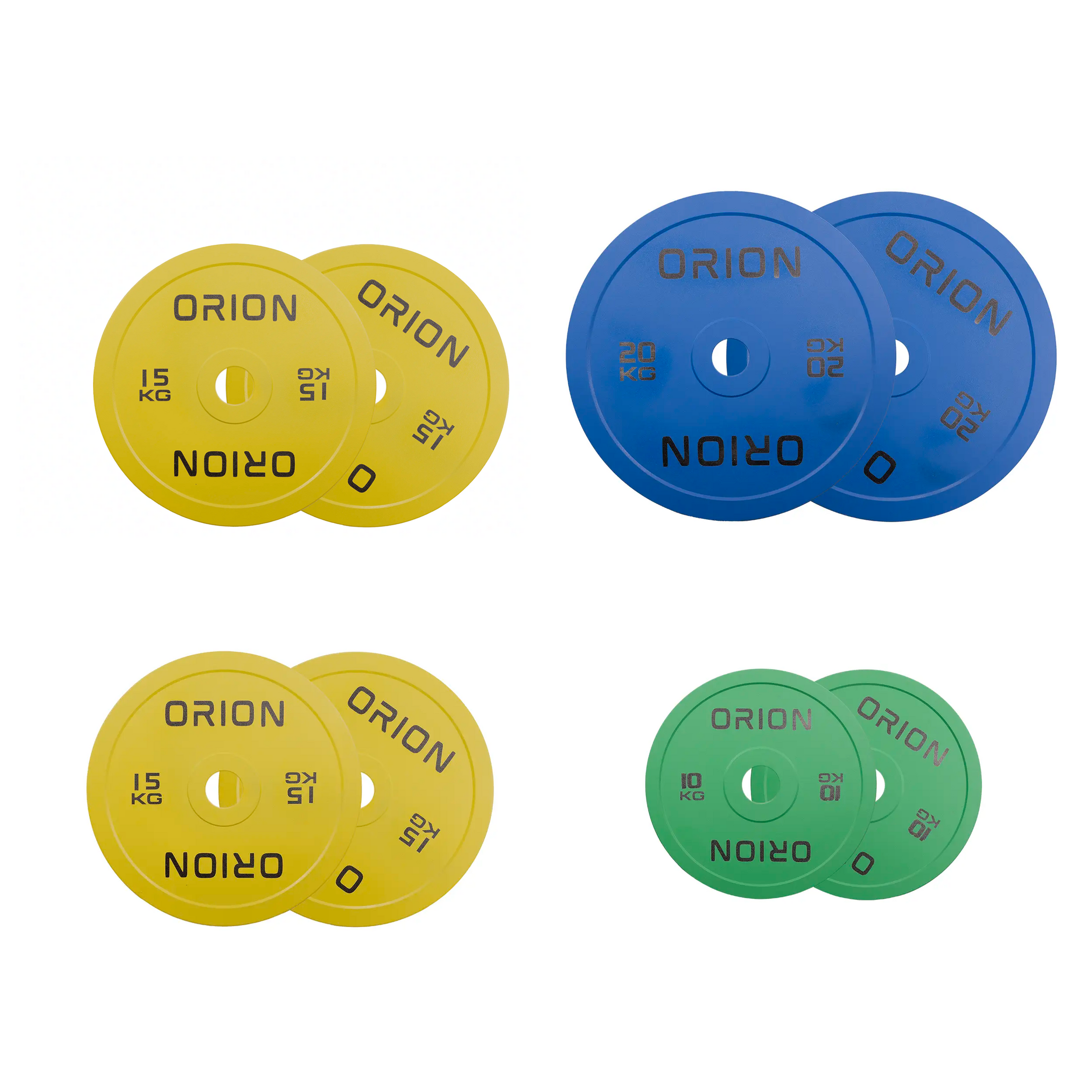 Orion Plate 120 KG Calibrated Powerlifting Plate Sets