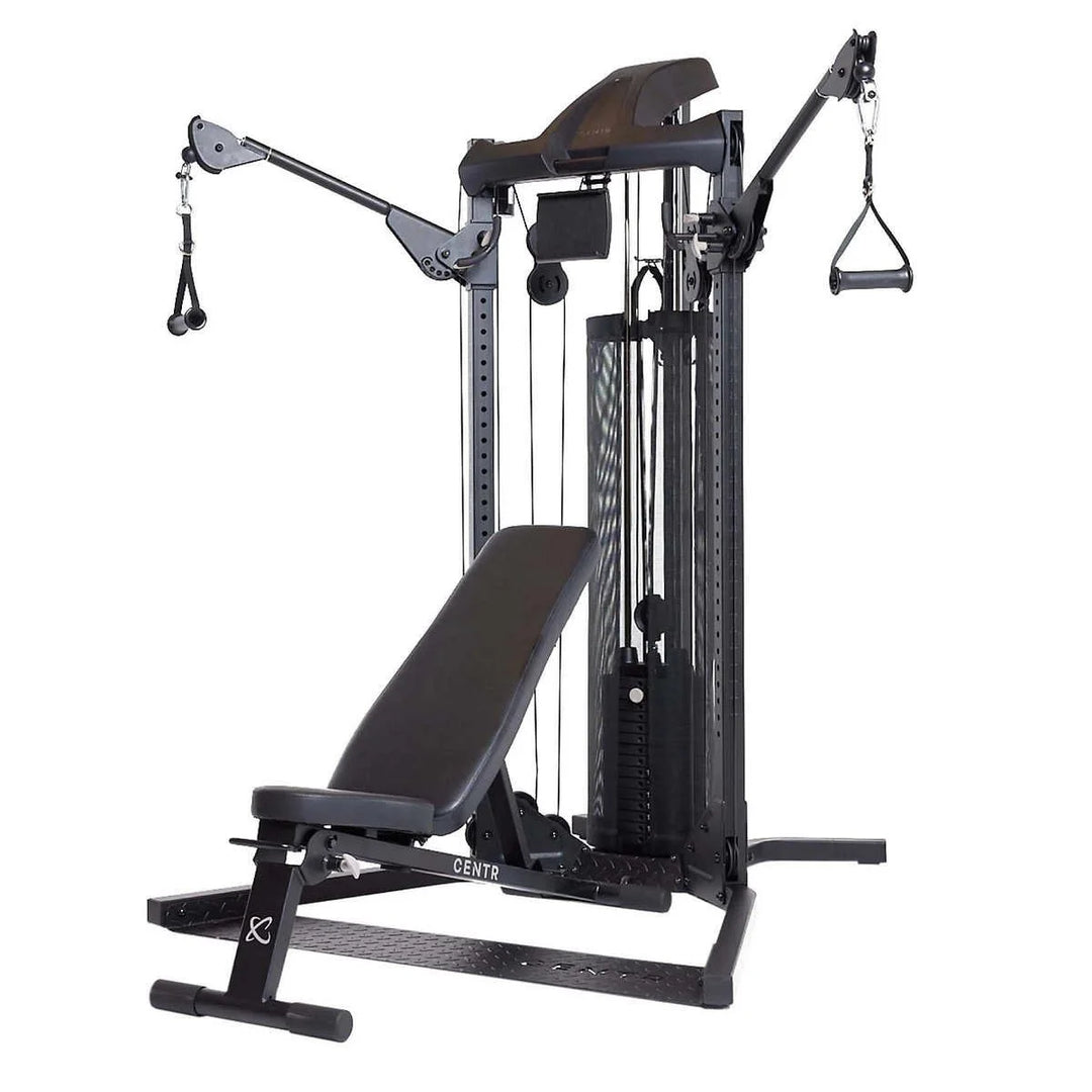 Centr Functional Trainers Home Gym + Folding Bench Bundle