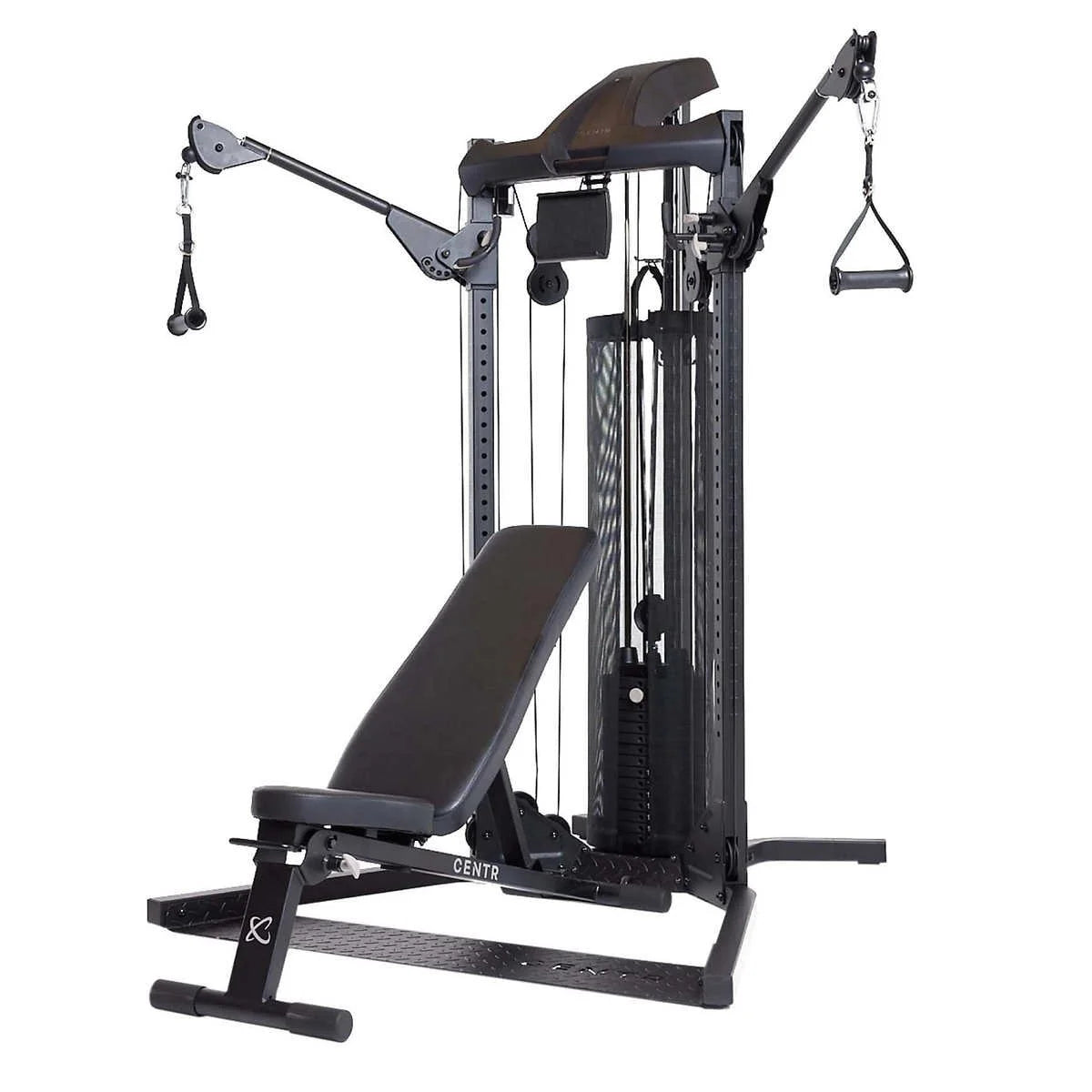 Centr Functional Trainers Home Gym + Folding Bench Bundle