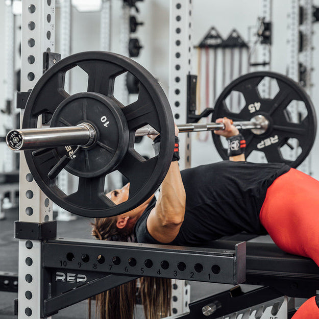 REP Fitness Barbells Black Cerakote Double Black Diamond Power Bar - 20 KG