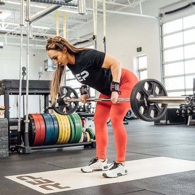 REP Fitness Barbells Black Cerakote Double Black Diamond Power Bar - 20 KG