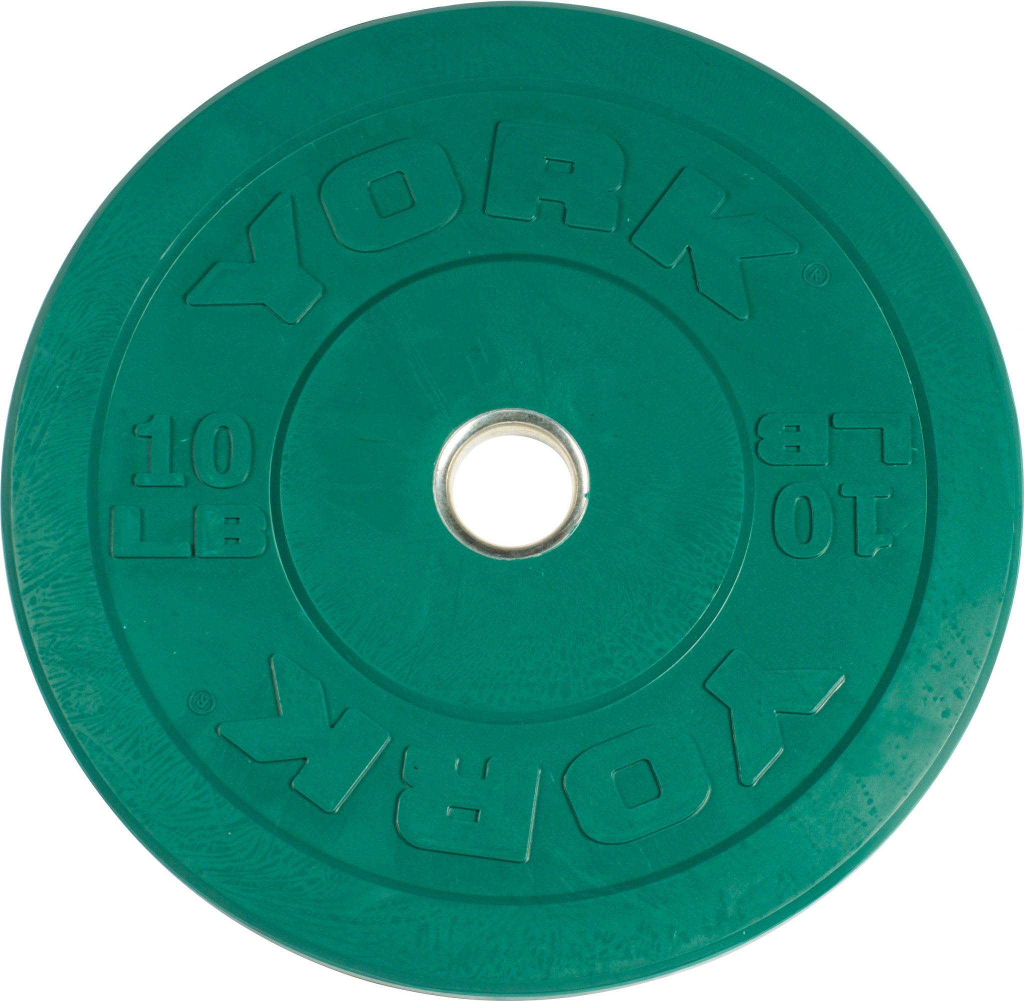YORK Plate 10 LB Rubber Training Bumper Plates
