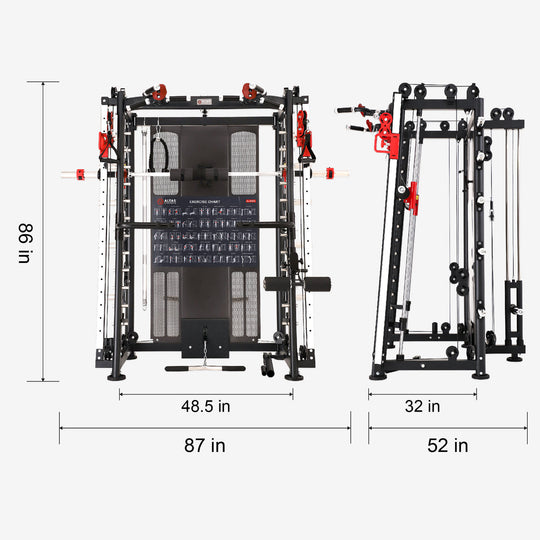 Altas Strength Functional Trainers AL-3000Y All-in-One Functional Smith Trainer
