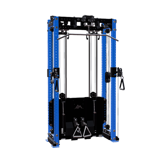REP Fitness Functional Trainers 80" Blue / 4-Post / 16" Ares 2.0 Builder