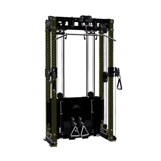 REP Fitness Functional Trainers 80" Army Green / 4-Post / 16" Ares 2.0 Builder