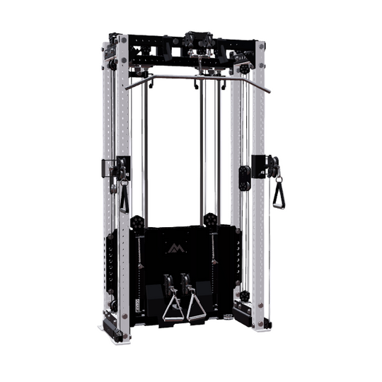 REP Fitness Functional Trainers 80" White / 4-Post / 16" Ares 2.0 Builder