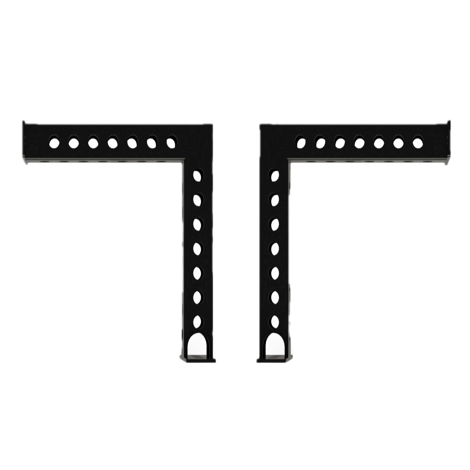 REP Fitness Pair / Metallic Black L-Shaped Crossmembers