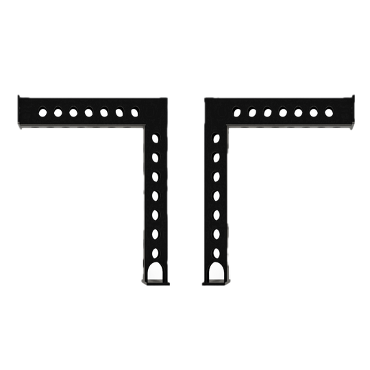 REP Fitness Pair / Metallic Black L-Shaped Crossmembers