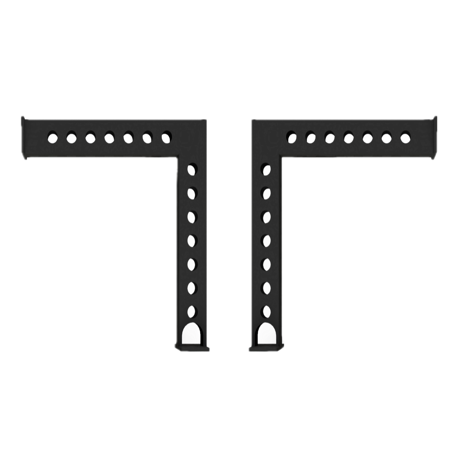 REP Fitness Pair / Matte Black L-Shaped Crossmembers