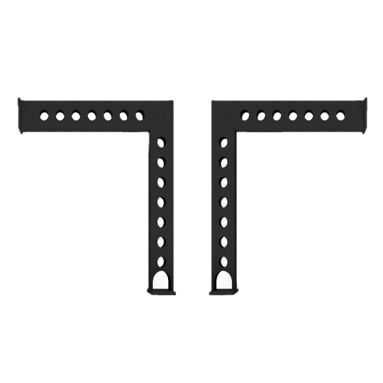REP Fitness Pair / Matte Black L-Shaped Crossmembers