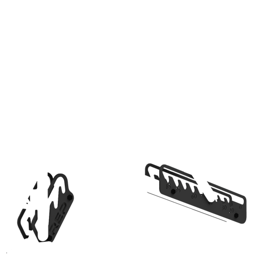 REP Fitness Bench Attachments Matte Black AB-5200 Rails