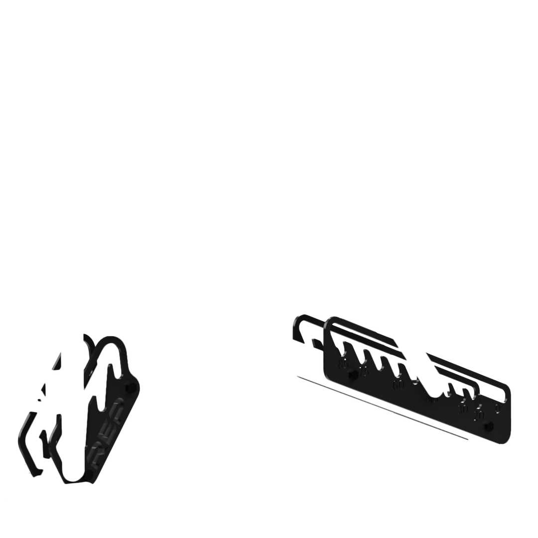 REP Fitness Bench Attachments Metallic Black AB-5200 Rails