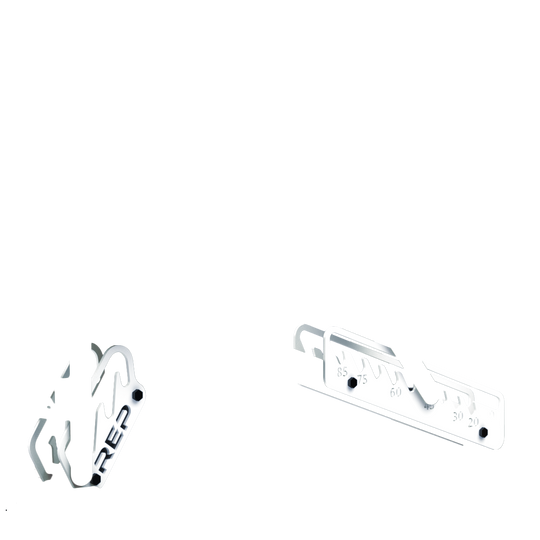 REP Fitness Bench Attachments White AB-5200 Rails