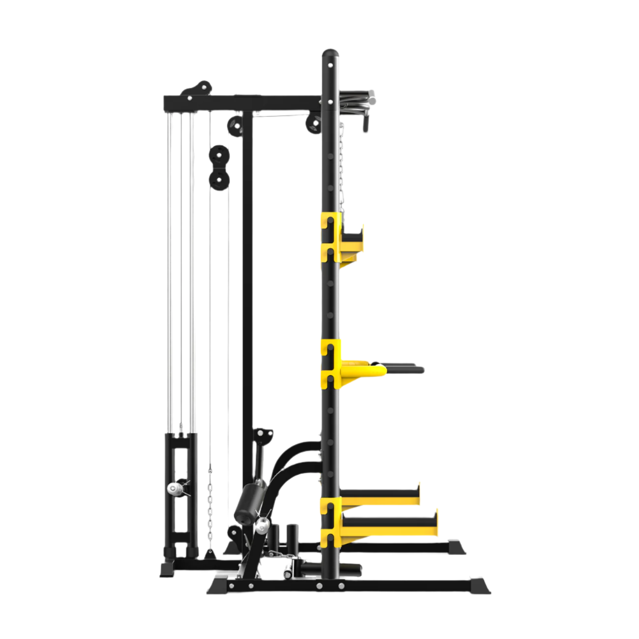Altas Strength Squat Machine AL-6008 Squat Machine with Lat Pulldown & Low Row