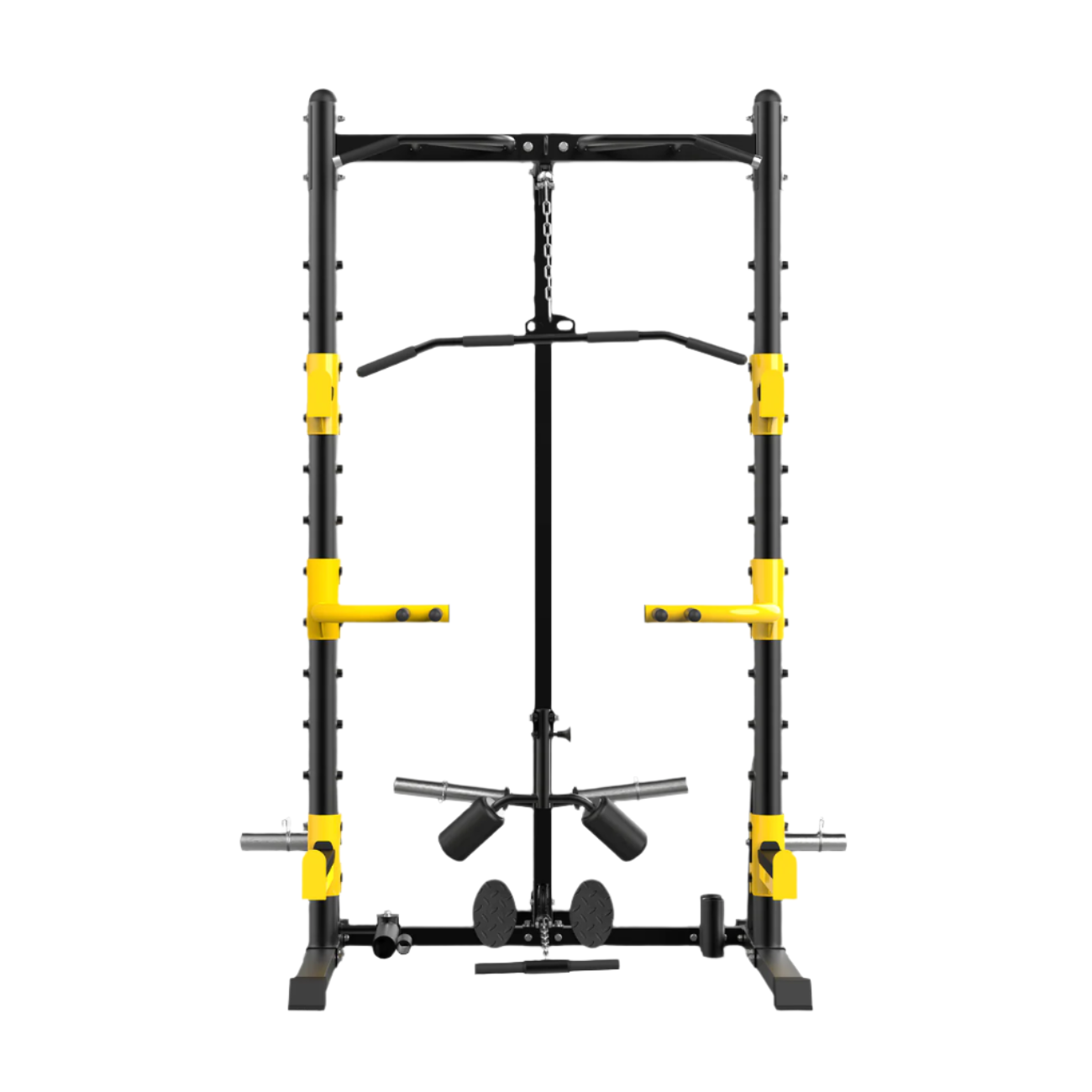 Altas Strength Squat Machine AL-6008 Squat Machine with Lat Pulldown & Low Row