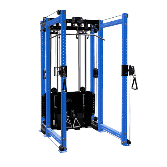 REP Fitness Functional Trainers 80" Blue / 6-Post / 16" Ares 2.0 Builder