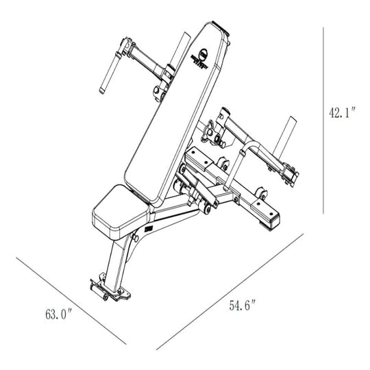 WideBodyBench Bench Attachments Chest Fly Attachment 2.0