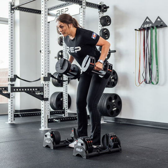 REP Fitness Adjustable Dumbbells QuickDraw Adjustable Dumbbells (LB)