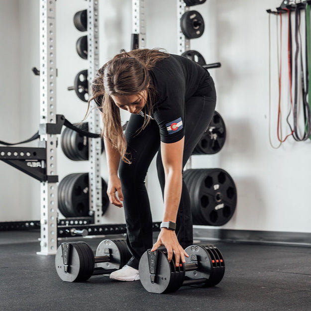 REP Fitness Adjustable Dumbbells QuickDraw Adjustable Dumbbells (LB)