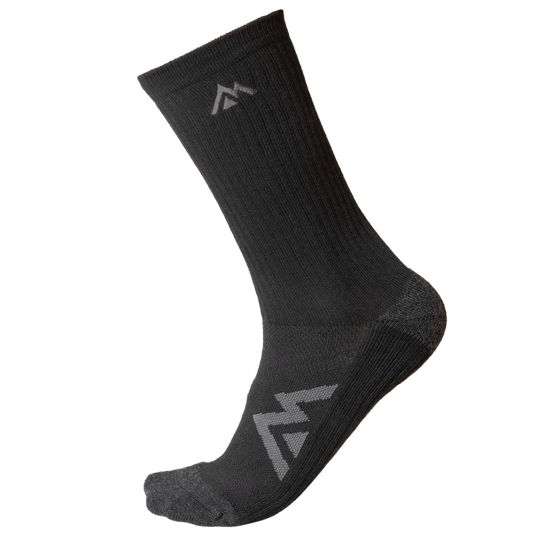 REP Fitness Apparel Black / Small / Medium Midweight Crew Sock