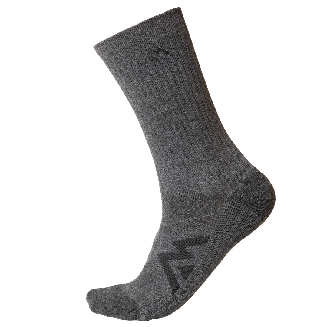 REP Fitness Apparel Cool Grey / Small / Medium Midweight Crew Sock