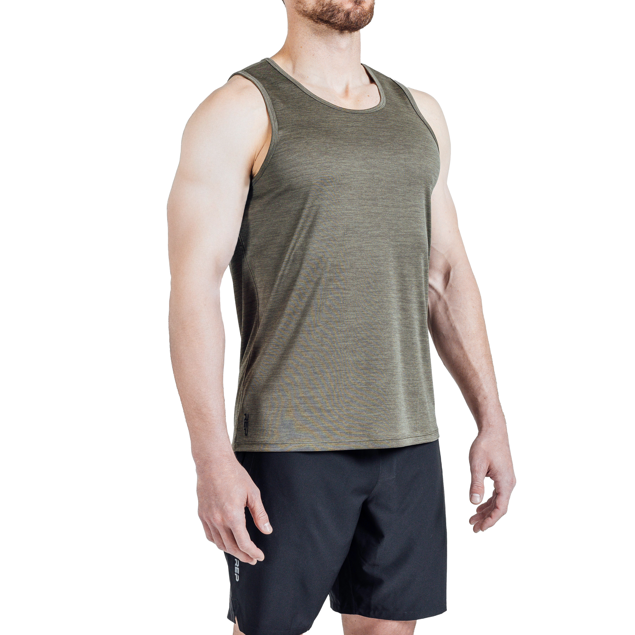 REP Fitness Apparel Olive Green / Small Men's Sigmatech Tank