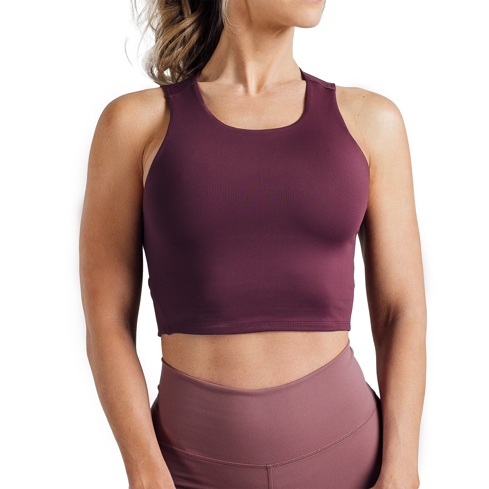 REP Fitness Apparel Wine / X-Small Women's Rhea Cropped Tank Top