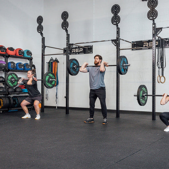 REP Fitness Barbells Hard Chrome / Black Cerakote Colorado Short Bar - 15 KG