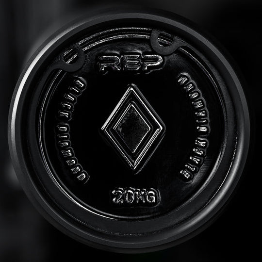 REP Fitness Barbells Black Diamond Power Bar - 20 KG