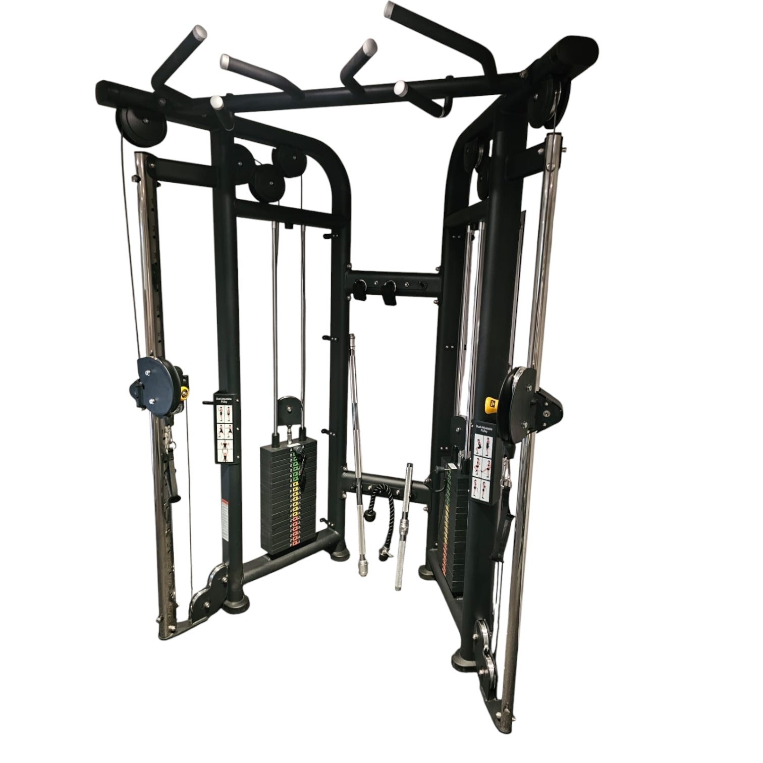 Northern Fitness Black Commercial Dual Adjustable Pulley Functional Trainer