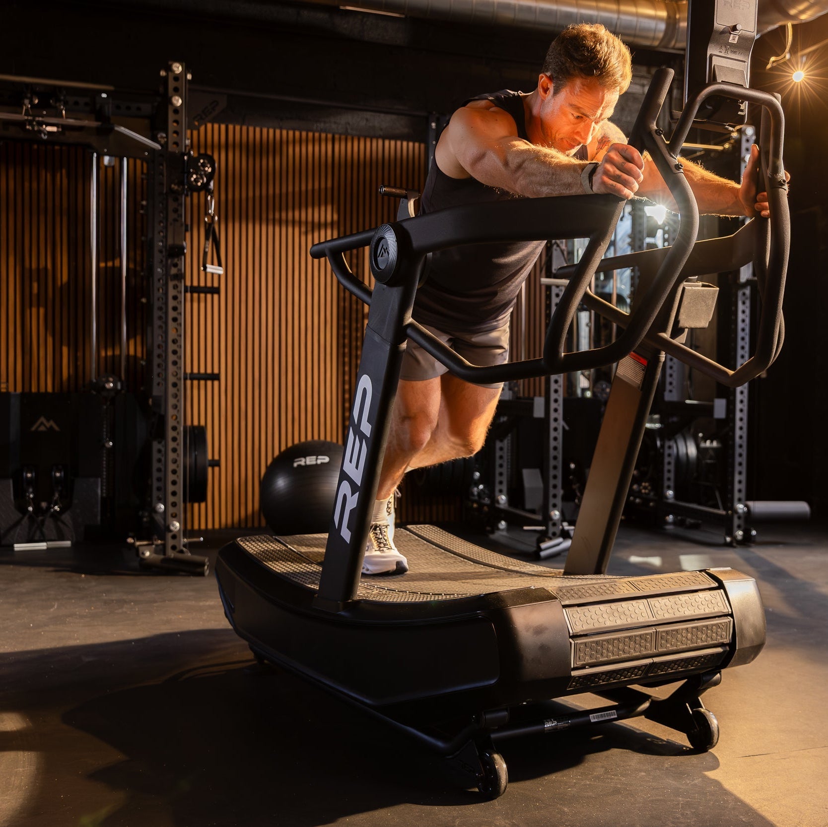 REP Fitness Treadmills Strive Curved Treadmill