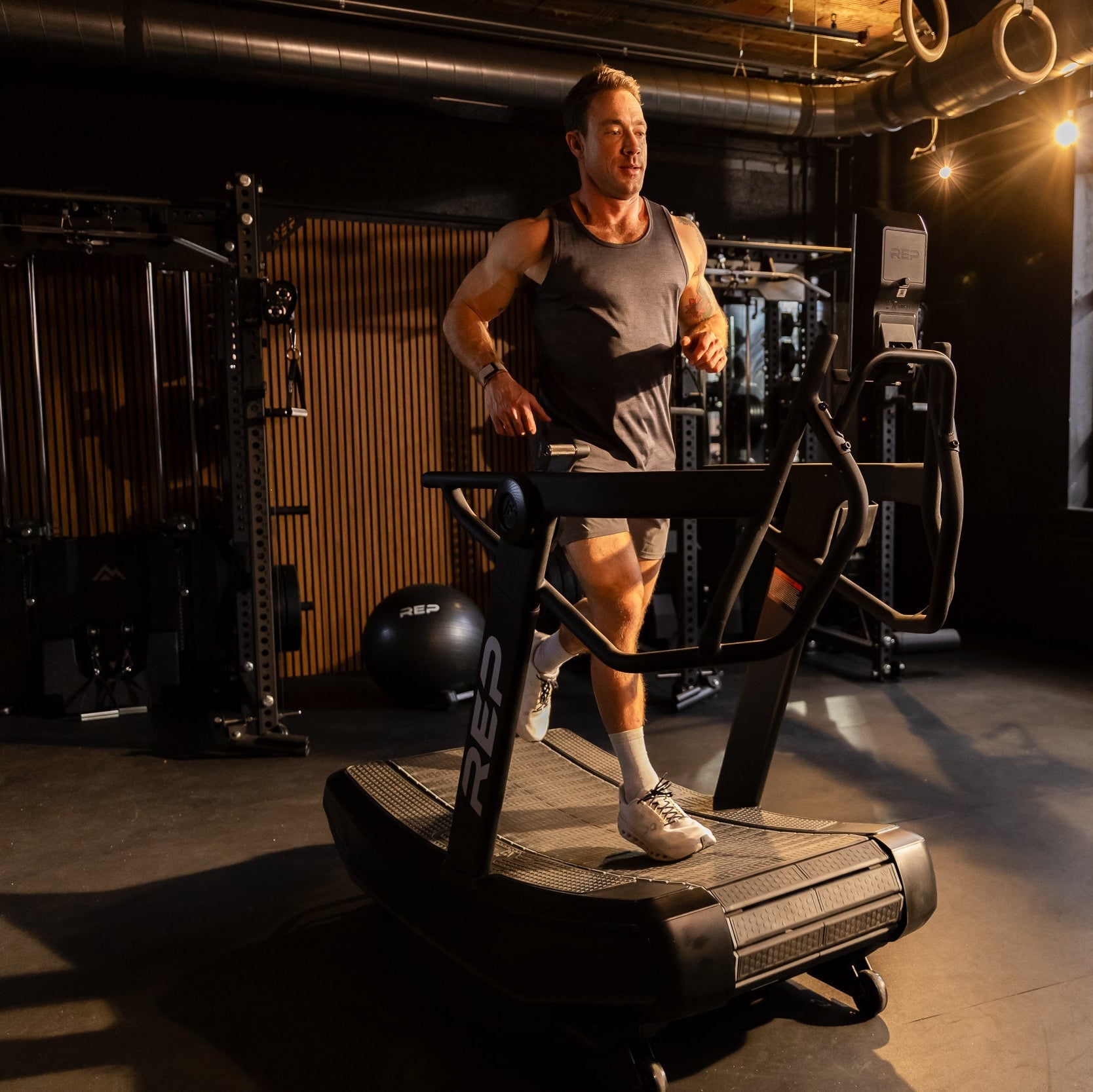 REP Fitness Treadmills Strive Curved Treadmill