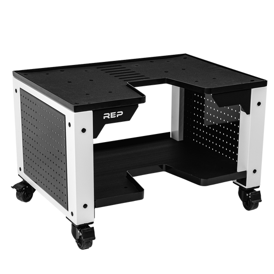 REP Fitness Storage White / Without Hooks Dumbbell Storage Cart