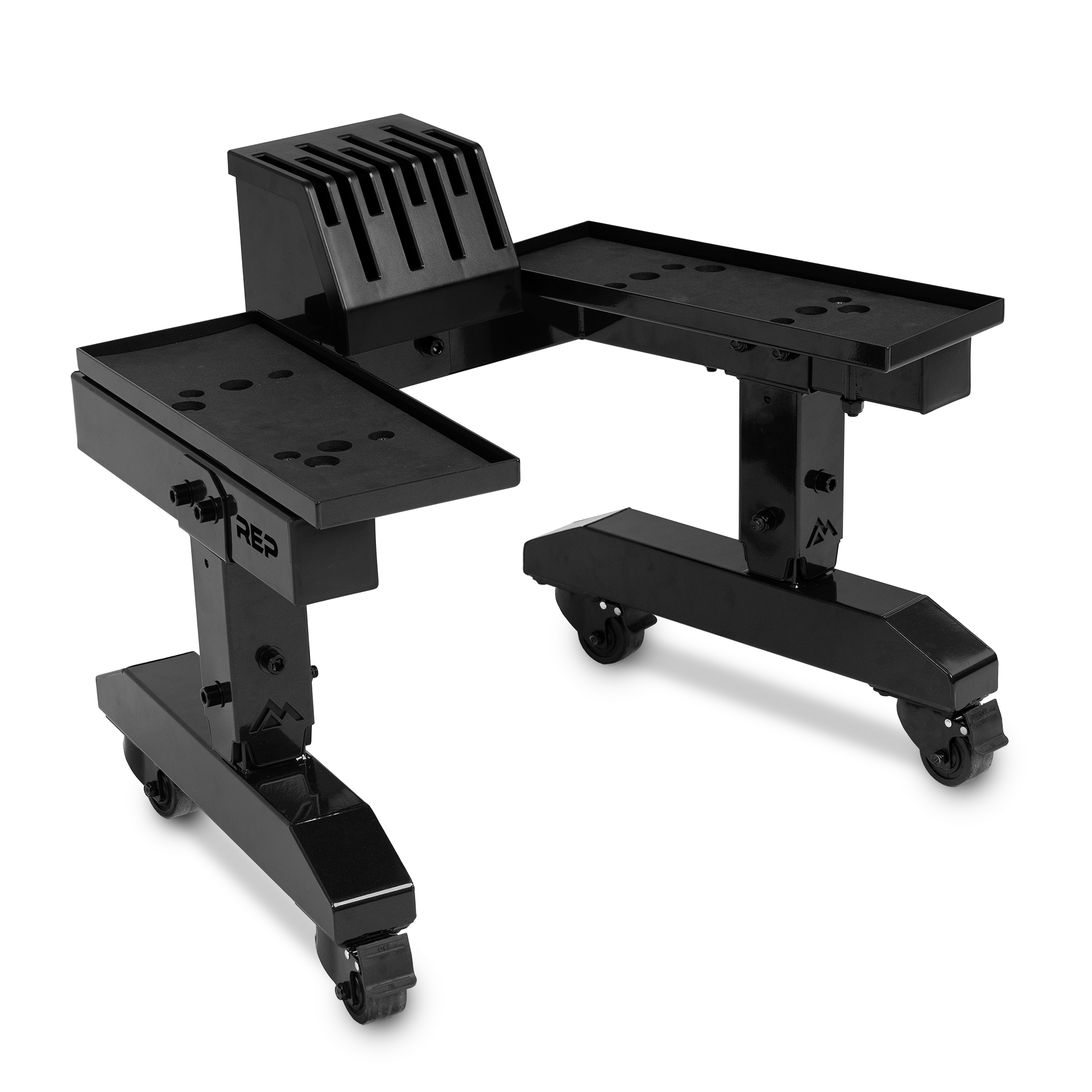 REP Storage Metallic Black / REP x PÉPIN Fast Series Adjustable Dumbbell Stand