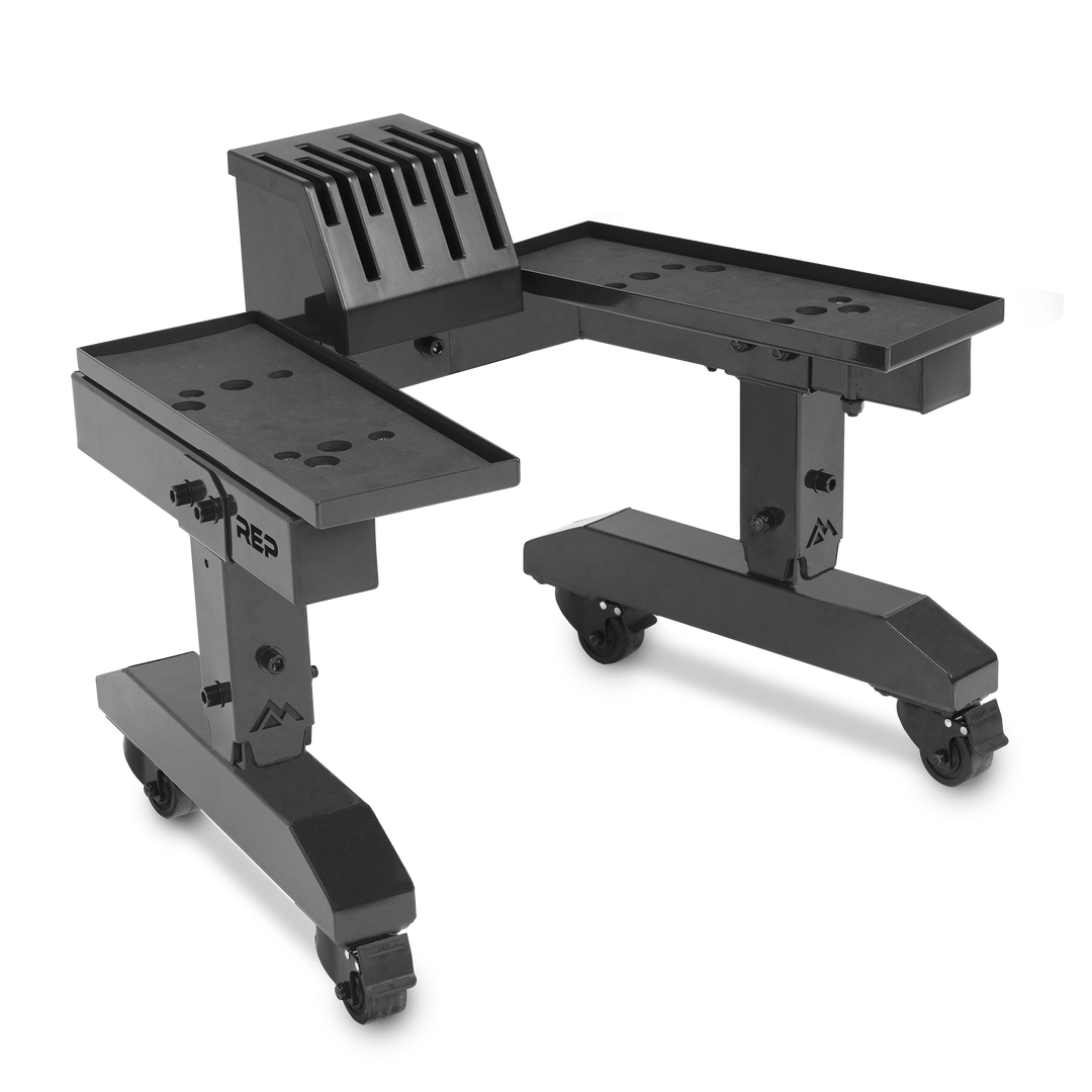 REP Storage Matte Black / REP x PÉPIN Fast Series Adjustable Dumbbell Stand