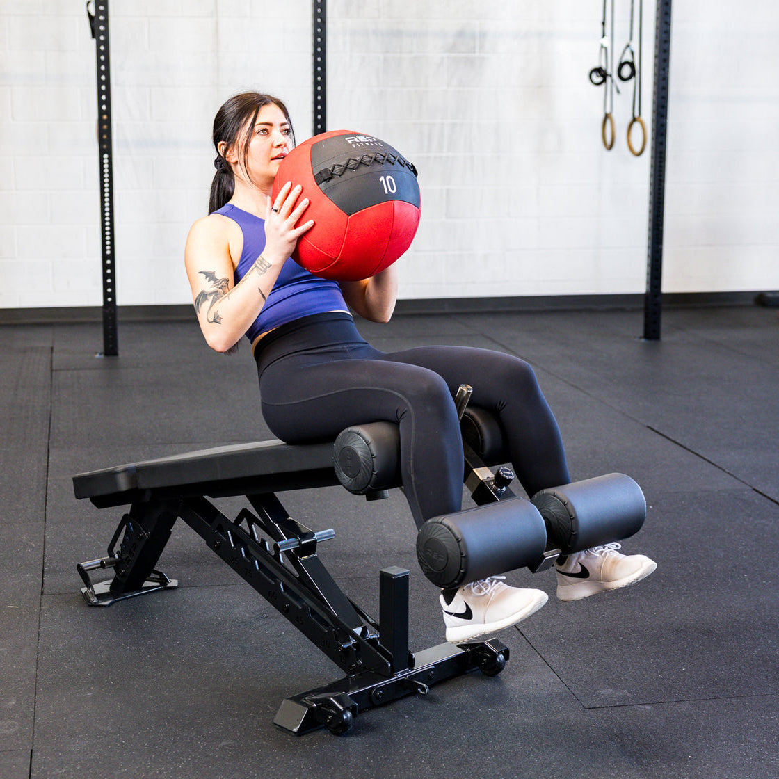 REP Fitness Bench Attachments Adjustable Bench Leg Roller Attachment 2.0