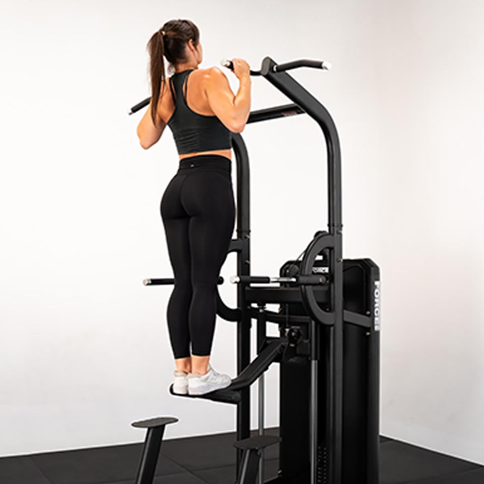 Force USA Single Stations Solitude Assisted Chin-Up / Dip Machine