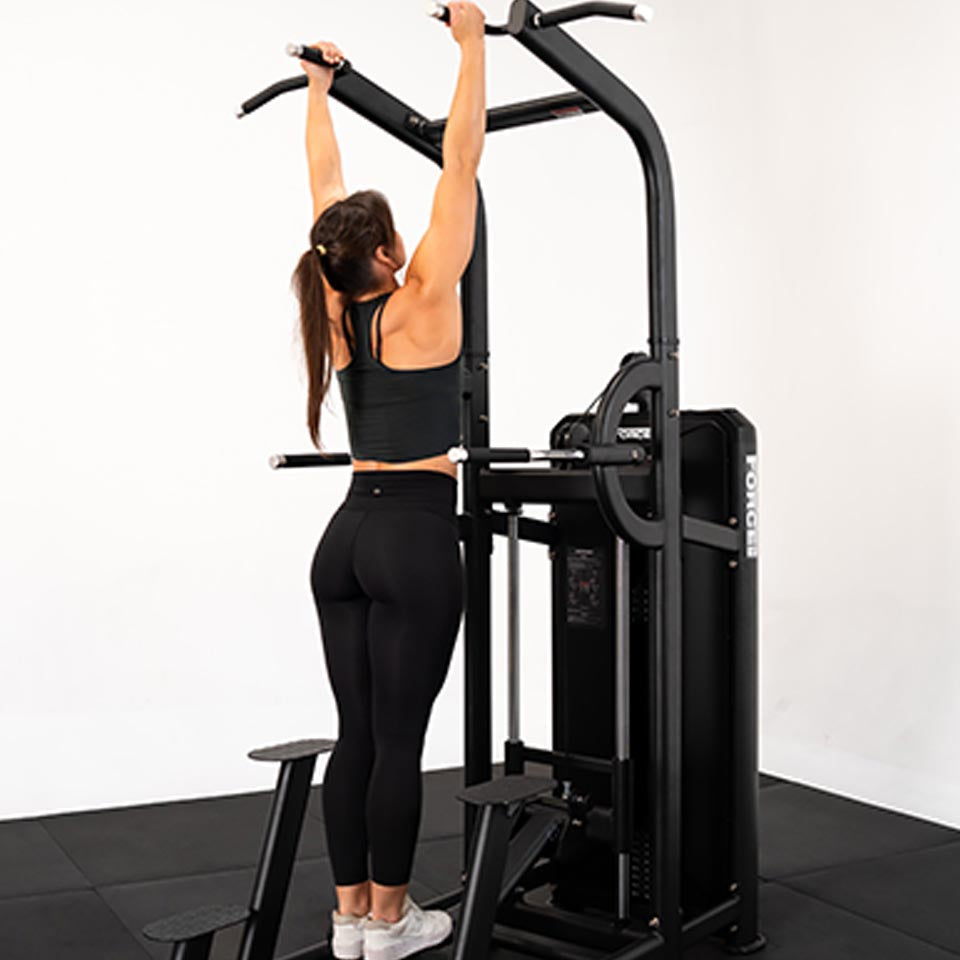 Force USA Single Stations Solitude Assisted Chin-Up / Dip Machine