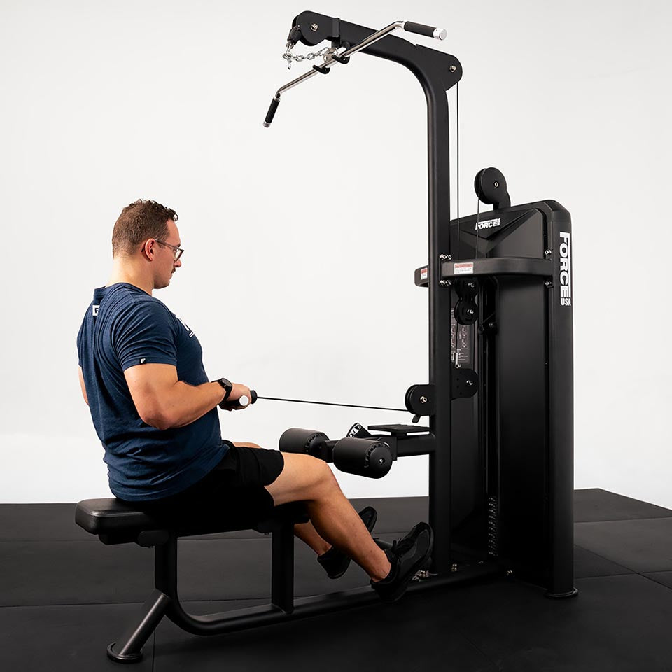 Force USA Single Stations Solitude Lat Pulldown / Seated Row Machine