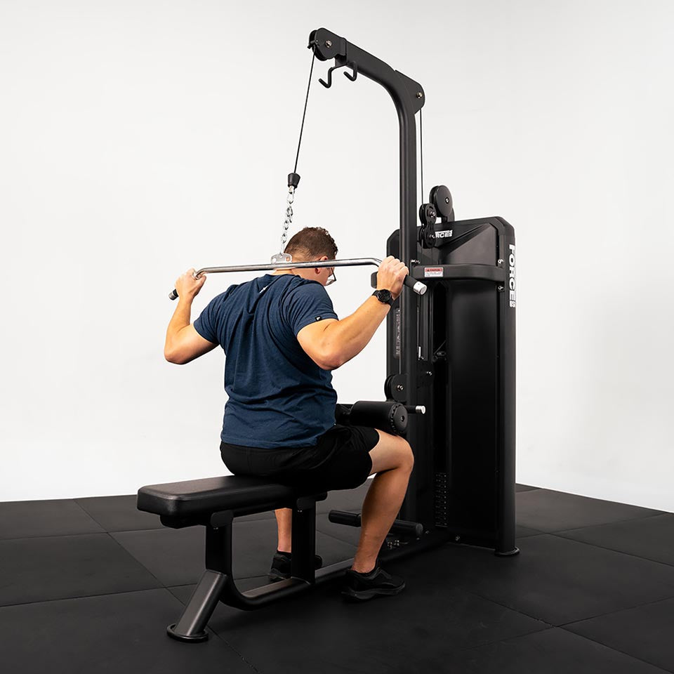 Force USA Single Stations Solitude Lat Pulldown / Seated Row Machine