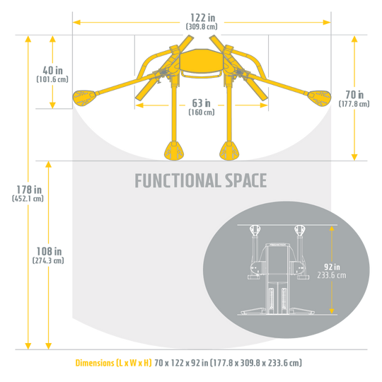 Freemotion Functional Trainers Black Dual Cable Cross