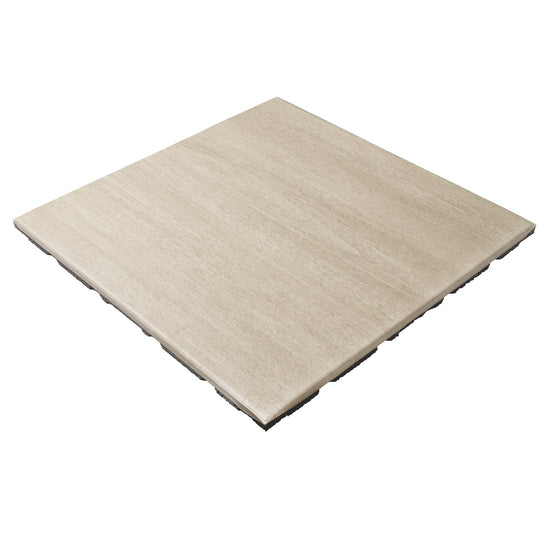 Northern Fitness Flooring 20" x 20" x 20mm Rubber Tiles with Wood Finish (6 Pack)