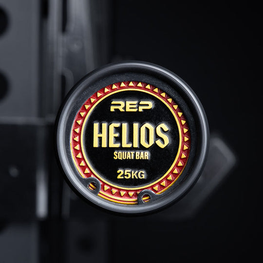 REP Fitness Barbells Black Cerakote Helios Squat Bar - 25 KG