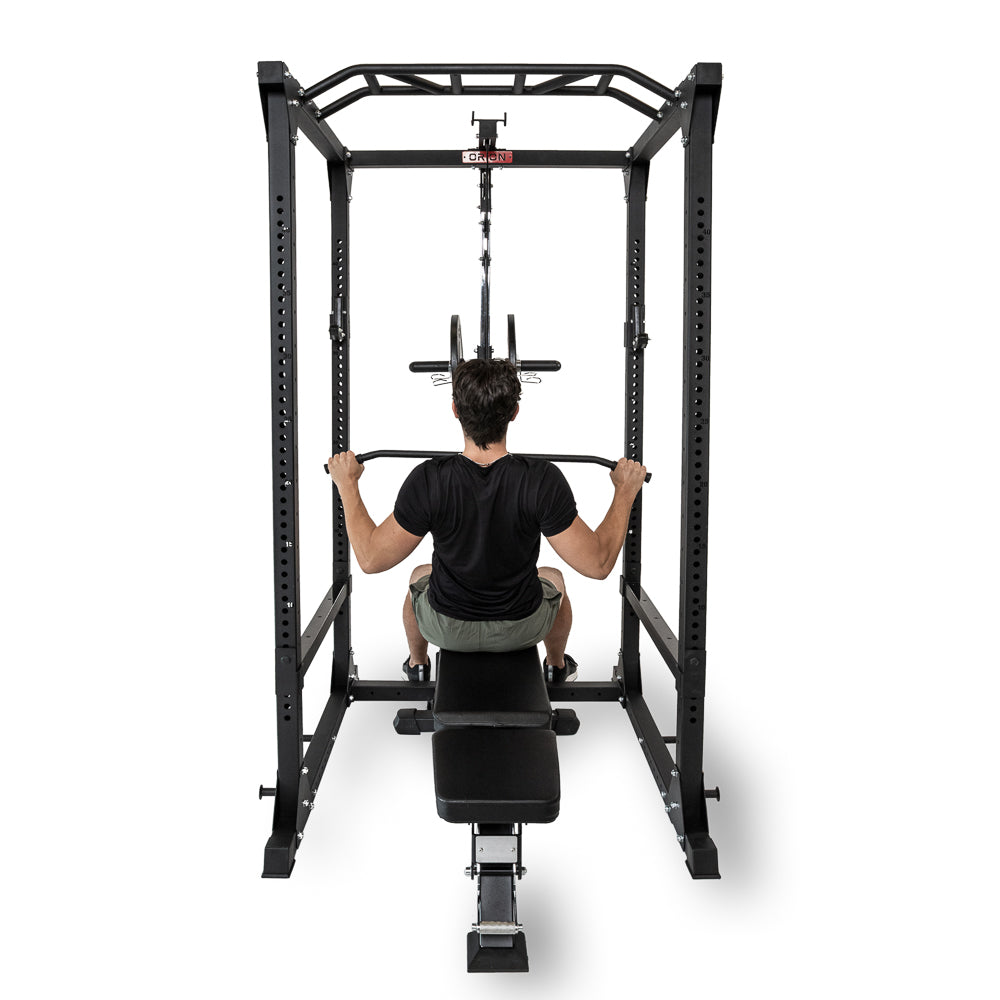 Orion Squat Racks Zenith Power Rack + Lat Pulldown/Row V2