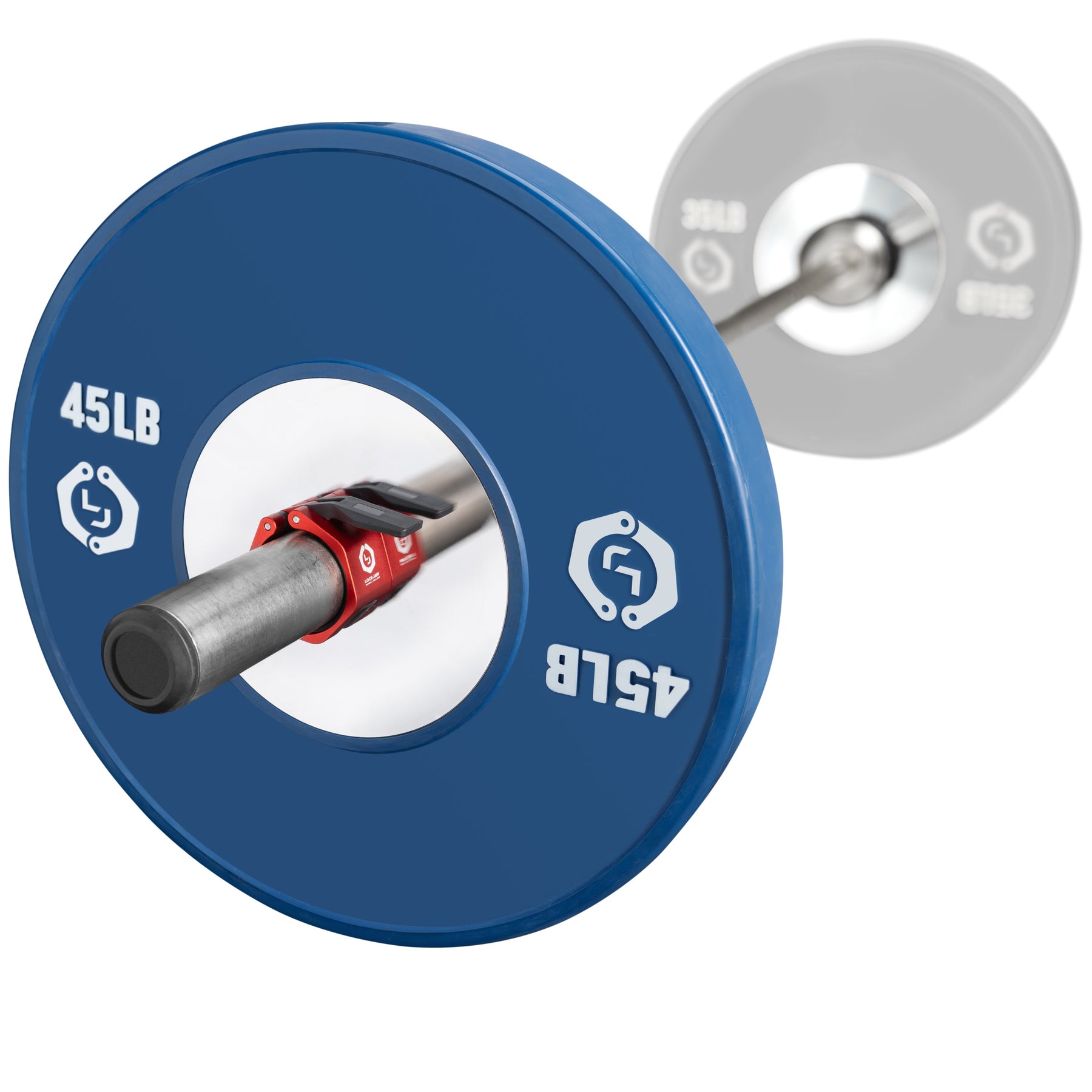 Lock-Jaw Lifting Accessories Metal Olympic Barbell Collars