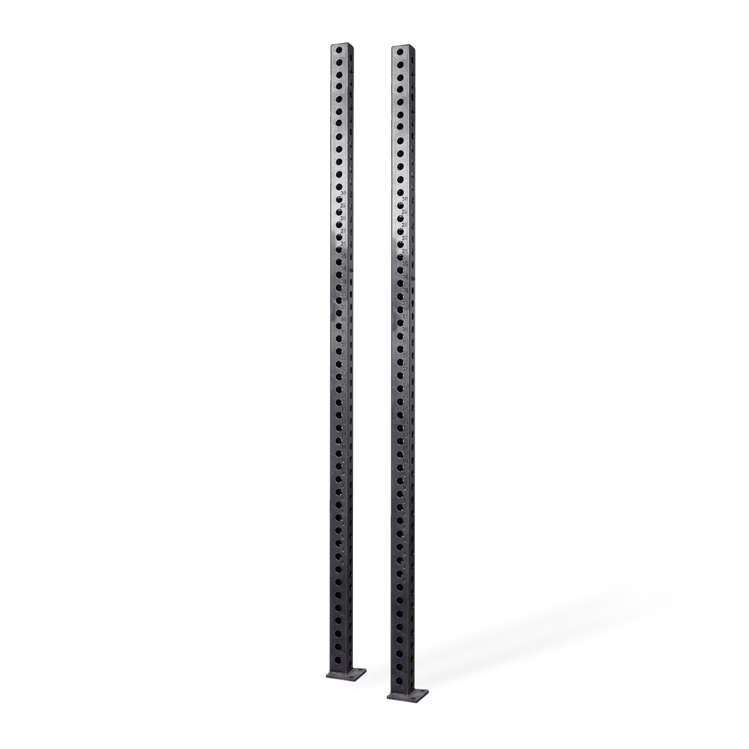 REP Pair / 80" / Matte Black PR-5000 Weight Storage Uprights
