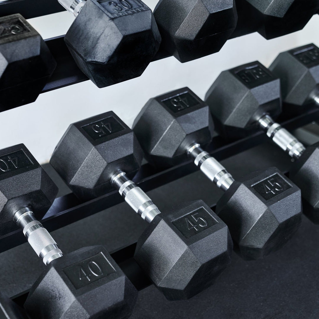Orion Dumbbells Rubber Hex Dumbbells